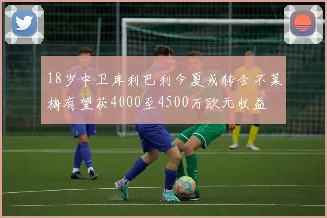 18岁中卫库利巴利今夏或转会不莱梅有望获4000至4500万欧元收益